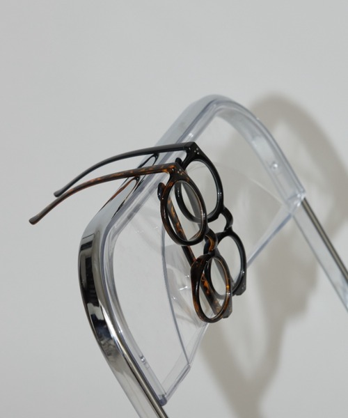 Aunt Marie's（アントマリーズ）の「ラウンドフレームメガネ/UVカット（メガネ・レディース・ブラウン/ブラック・FREE）」の17枚目の写真