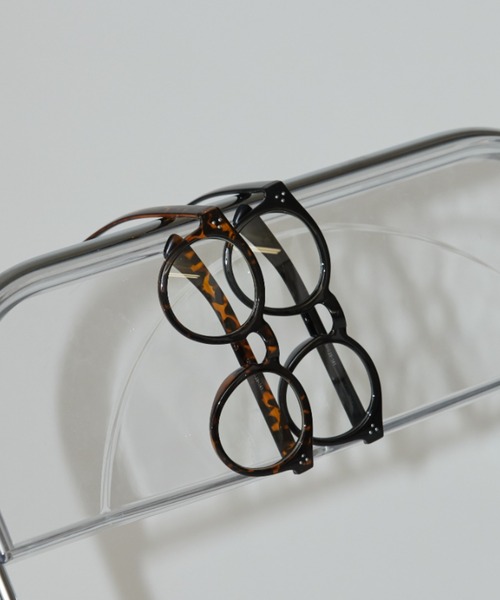 Aunt Marie's（アントマリーズ）の「ラウンドフレームメガネ/UVカット（メガネ・レディース・ブラウン/ブラック・FREE）」の16枚目の写真