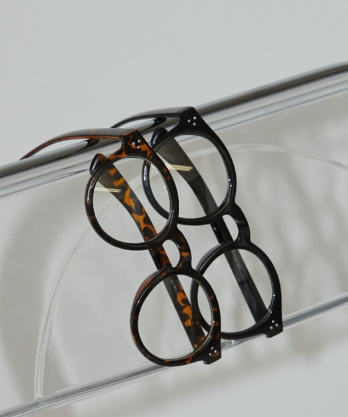 Aunt Marie's（アントマリーズ）の「ラウンドフレームメガネ/UVカット（メガネ・レディース・ブラウン/ブラック・FREE）」の18枚目の写真