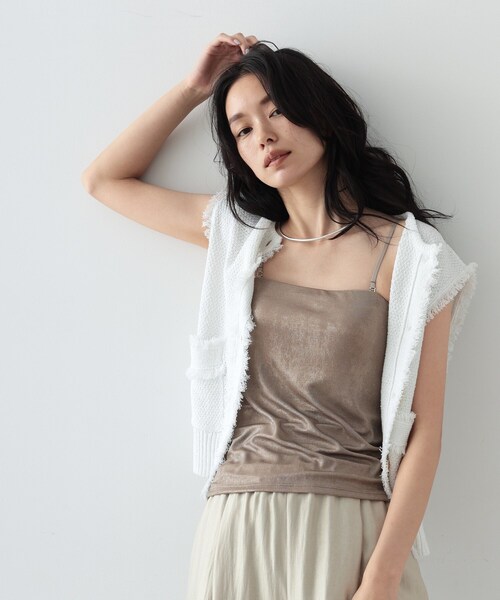 GALLEST（ギャレスト）の「シャイニーカップ付ベアトップ（チューブトップ・レディース・ブロンズ・38）」の5枚目の写真