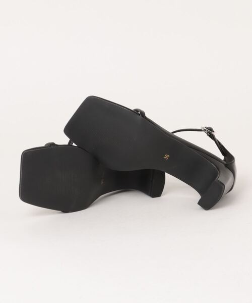 mystic（ミスティック）の「ストラップヒールサンダル（サンダル・レディース・ブラック/シルバー・38/36/37）」の4枚目の写真