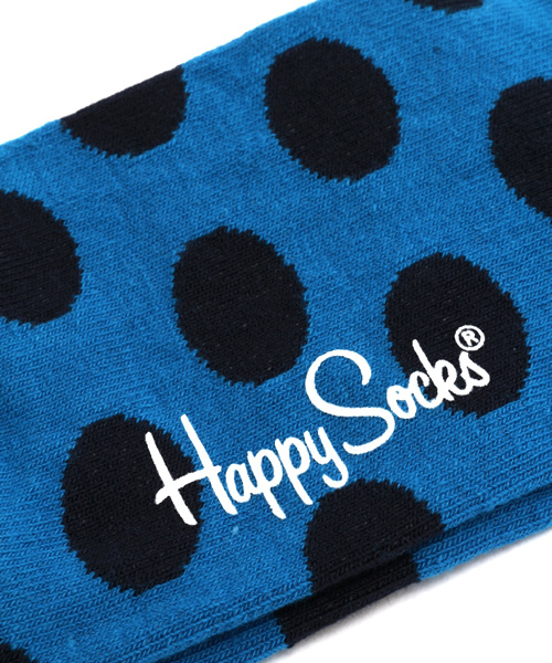 Happy Socks（ハッピーソックス）の「Big Dot(BD01-606)（ソックス/靴下・ブルー系その他・S-M/M-L）」の4枚目の写真