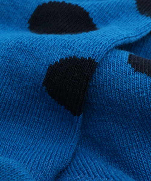 Happy Socks（ハッピーソックス）の「Big Dot(BD01-606)（ソックス/靴下・ブルー系その他・S-M/M-L）」の5枚目の写真