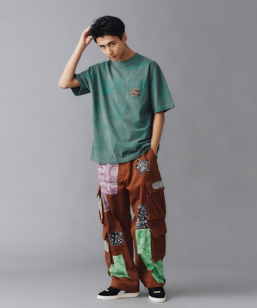 大人気 XLARGE ALLOVER PRINTED S/S POCKET TEE ディテール◎ XLARGE（エクストララージ）の「ALLOVER PRINTED S/S POCKET TEE