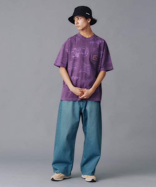 大人気 XLARGE ALLOVER PRINTED S/S POCKET TEE ディテール◎ XLARGE（エクストララージ）の「ALLOVER PRINTED S/S POCKET TEE