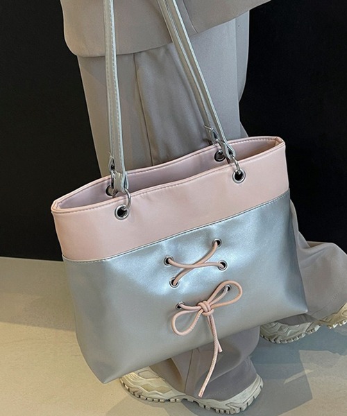 ∞直営買付∞ルネ Marie 可愛すぎるレッドミックスカラートート ブリックレッド レザー製 Trunkaroo トートミディアム