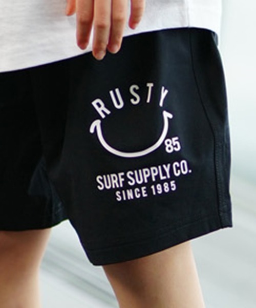 RUSTY(ラスティ)の「RUSTY/ラスティー キッズ ショーツ ハーフパンツ ニコちゃんマーク 964403(その他パンツ・キッズ・ブラック/カーキ・130cm/140cm/150cm/160cm)」の10枚目の写真