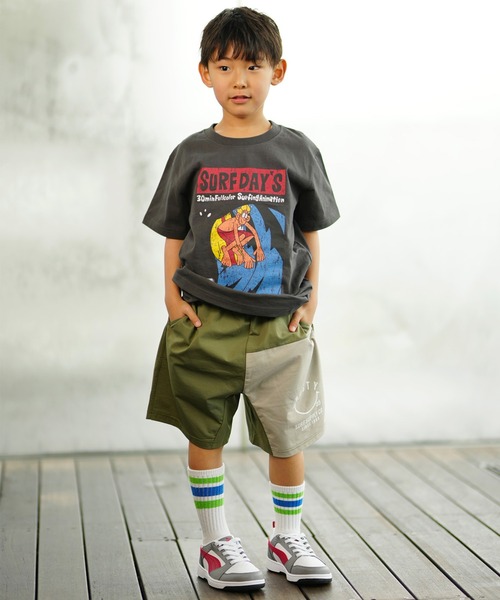 RUSTY(ラスティ)の「RUSTY/ラスティー キッズ ショーツ ハーフパンツ ニコちゃんマーク 964403(その他パンツ・キッズ・ブラック/カーキ・130cm/140cm/150cm/160cm)」の13枚目の写真