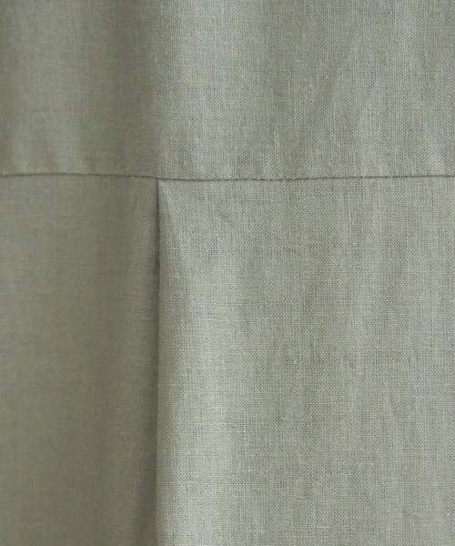 ikka(イッカ)の「レーヨン麻 半袖2WAYワンピース(ワンピース・レディース・ブルー/チャコールグレー/グリーン・M/L/S)」の16枚目の写真