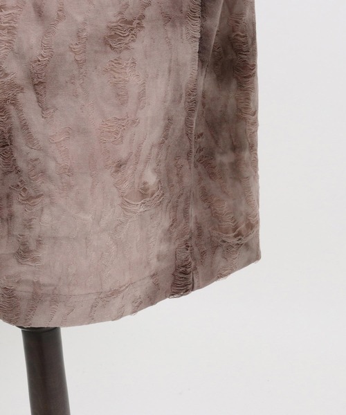 CAMBIO(カンビオ)の「mt9014- Spot dye Damage Short Sleeve Cut sew Tシャツ(Tシャツ/カットソー・メンズ・ブラウン・M/L)」の14枚目の写真