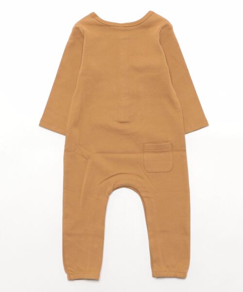 【セール】【Bs】【it】【Quincy Mae】LONGSLEEVE JUMPSUIT | WALNUT（その他ベビー用品）｜Quincy Mae（クインシーメイ）