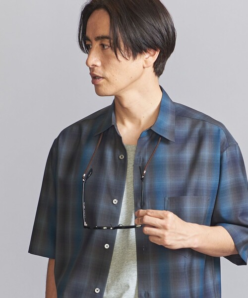 BEAUTY&YOUTH UNITED ARROWS（ビューティーアンドユースユナイテッドアローズ）の「ツイスト グラス コード（メガネ・メンズ・ブラック/ダークブラウン・FREE）」の3枚目の写真