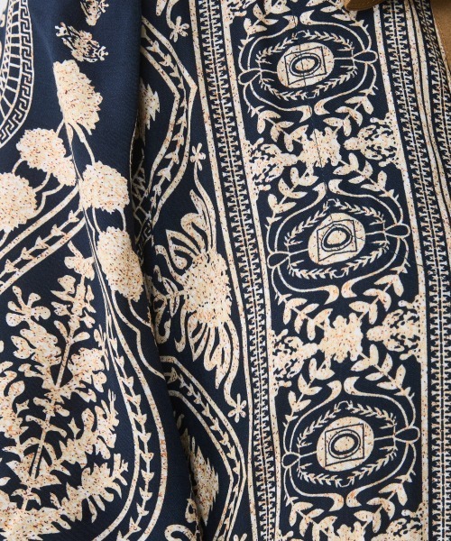 CHIC STYLE(シックスタイル)の「エスニックパネルプリントマキシワンピース <大きいサイズ有>シックスタイル(ワンピース・レディース・ホワイト系/ブラック系/ネイビー系/ブルー系/ターコイズブルー系/グリーン系その他/ブラック系その他/ブラウン系その他・L/M/5L/4L/3L/LL)」の17枚目の写真