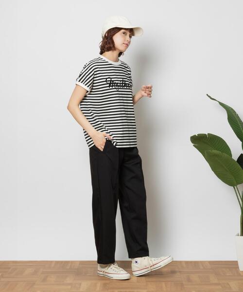 BACK NUMBER(バックナンバー)の「BACK NUMBER(バックナンバー)ハイウエストタックトラウザー(その他パンツ・レディース・グレー/ブラック/サックスブルー・L/M)」の19枚目の写真
