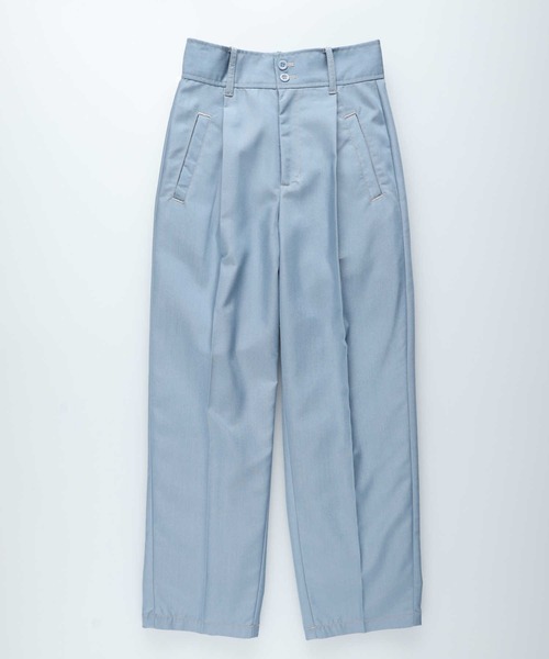 BACK NUMBER（バックナンバー）の「【BACK NUMBER】ハイウエストタックトラウザー（その他パンツ・レディース・グレー/ブラック/サックスブルー・L/M）」の12枚目の写真