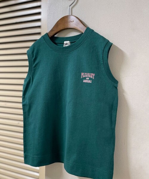 DRC branshes(ディーアールシーブランシェス)の「【WEB限定/DRC/お肌に嬉しい綿100%】アソートグラフィックタンクトップ(タンクトップ・キッズ・ブラック/チャコールグレー/グリーン/ライトグリーン/オレンジ/オフホワイト/ベージュ/ライム/カーキオリーブ/ネイビー・90/100/110/120/130/140/150)」の6枚目の写真
