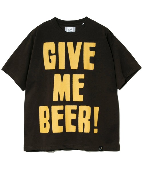 go slow caravan(ゴースローキャラバン)の「Drymix GIVE ME BEER! BIG TEE(Tシャツ/カットソー・メンズ・ブラック系その他2/ライム/ネイビー・MEDIUM/LARGE/X-LARGE)」の4枚目の写真