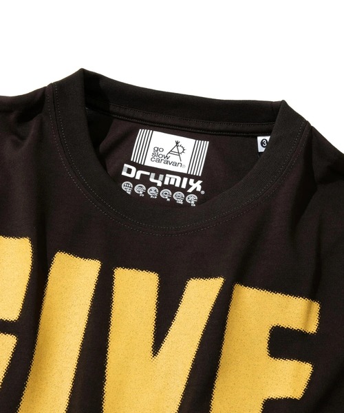 go slow caravan(ゴースローキャラバン)の「Drymix GIVE ME BEER! BIG TEE(Tシャツ/カットソー・メンズ・ブラック系その他2/ライム/ネイビー・MEDIUM/LARGE/X-LARGE)」の5枚目の写真