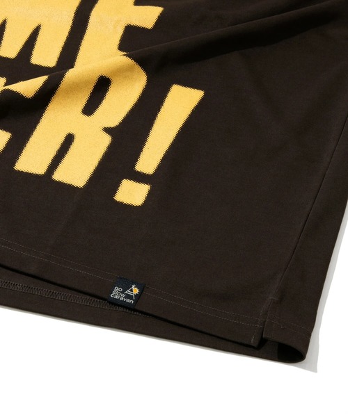 go slow caravan(ゴースローキャラバン)の「Drymix GIVE ME BEER! BIG TEE(Tシャツ/カットソー・メンズ・ブラック系その他2/ライム/ネイビー・MEDIUM/LARGE/X-LARGE)」の8枚目の写真