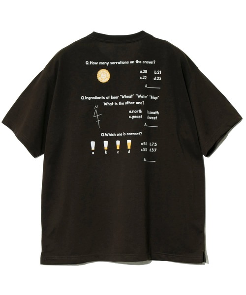 go slow caravan(ゴースローキャラバン)の「Drymix GIVE ME BEER! BIG TEE(Tシャツ/カットソー・メンズ・ブラック系その他2/ライム/ネイビー・MEDIUM/LARGE/X-LARGE)」の10枚目の写真