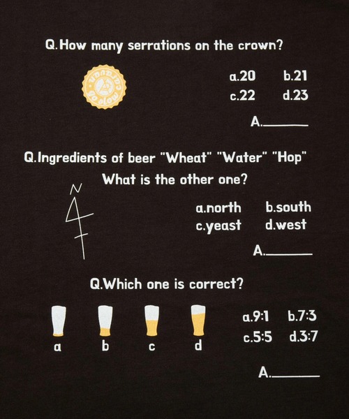 go slow caravan(ゴースローキャラバン)の「Drymix GIVE ME BEER! BIG TEE(Tシャツ/カットソー・メンズ・ブラック系その他2/ライム/ネイビー・MEDIUM/LARGE/X-LARGE)」の11枚目の写真