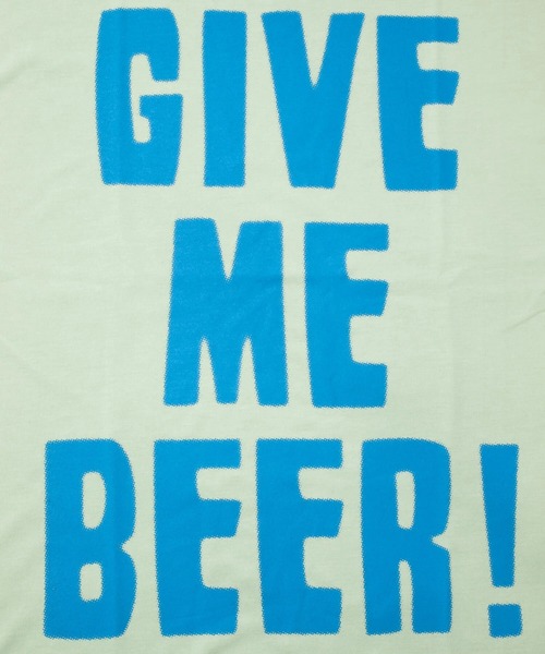 go slow caravan(ゴースローキャラバン)の「Drymix GIVE ME BEER! BIG TEE(Tシャツ/カットソー・メンズ・ブラック系その他2/ライム/ネイビー・MEDIUM/LARGE/X-LARGE)」の13枚目の写真