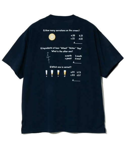 go slow caravan(ゴースローキャラバン)の「Drymix GIVE ME BEER! BIG TEE(Tシャツ/カットソー・メンズ・ブラック系その他2/ライム/ネイビー・MEDIUM/LARGE/X-LARGE)」の17枚目の写真