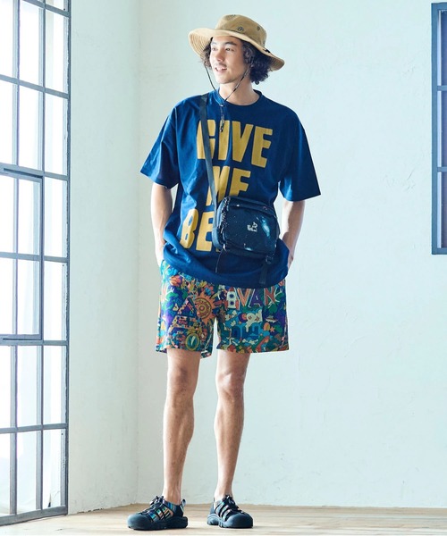 go slow caravan(ゴースローキャラバン)の「Drymix GIVE ME BEER! BIG TEE(Tシャツ/カットソー・メンズ・ブラック系その他2/ライム/ネイビー・MEDIUM/LARGE/X-LARGE)」の21枚目の写真