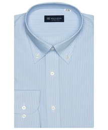 形態安定ノーアイロン ボタンダウン 長袖ビジネスワイシャツ