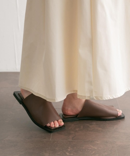 KBF（ケイビーエフ）の「カットデザインフラットサンダル（サンダル・レディース・パープル/ブラウン・37/38）」の7枚目の写真