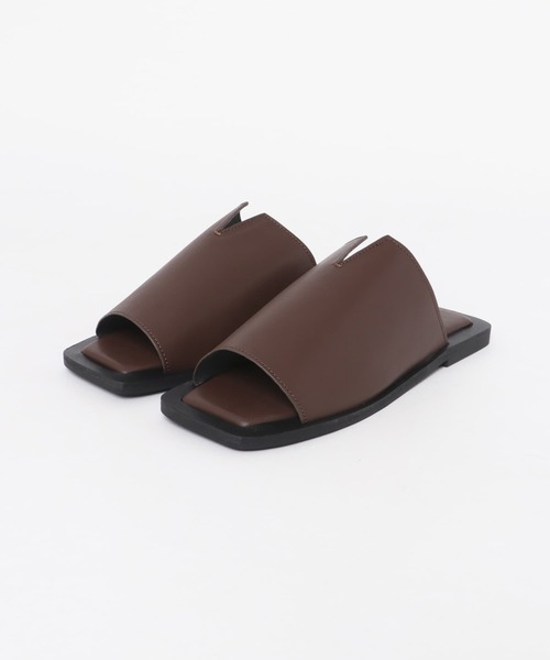 KBF（ケイビーエフ）の「カットデザインフラットサンダル（サンダル・レディース・パープル/ブラウン・37/38）」の12枚目の写真