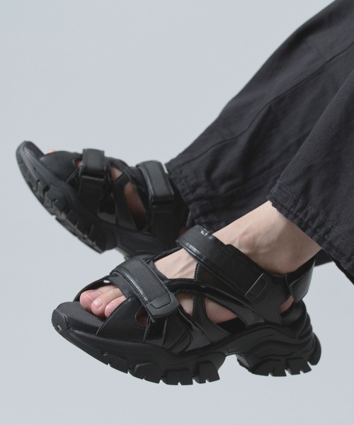 ADAMASTE（アダマスト）の「"ADAMASTE" rank upper sandal/ランクアッパーサンダル（サンダル・メンズ・ブラック・MEDIUM/SMALL/LARGE）」の20枚目の写真