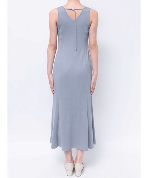 LAGUNAMOON（ラグナムーン）の「リブカットナローフレアワンピース（ワンピース・レディース・モカ/ブルー/ブラック・SMALL/MEDIUM）」の7枚目の写真