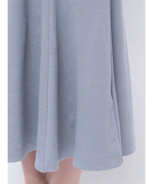 LAGUNAMOON（ラグナムーン）の「リブカットナローフレアワンピース（ワンピース・レディース・モカ/ブルー/ブラック・SMALL/MEDIUM）」の10枚目の写真