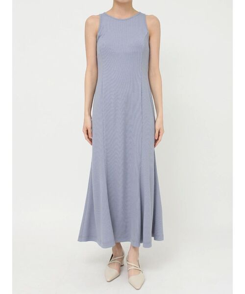 LAGUNAMOON（ラグナムーン）の「リブカットナローフレアワンピース（ワンピース・レディース・モカ/ブルー/ブラック・SMALL/MEDIUM）」の16枚目の写真