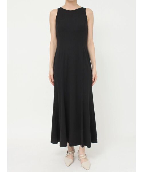 LAGUNAMOON（ラグナムーン）の「リブカットナローフレアワンピース（ワンピース・レディース・モカ/ブルー/ブラック・SMALL/MEDIUM）」の22枚目の写真