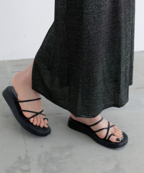 LIAN（リアン）の「ラメタイトスカート（スカート・レディース・オフホワイト/ブラック・FREE）」の19枚目の写真