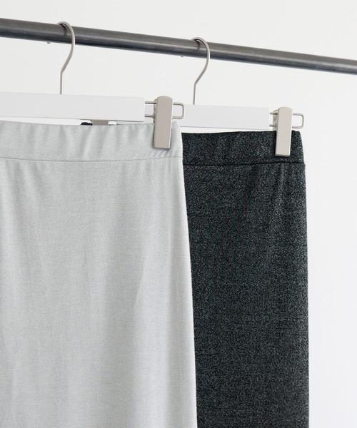 LIAN（リアン）の「ラメタイトスカート（スカート・レディース・オフホワイト/ブラック・FREE）」の9枚目の写真