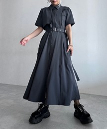 HARE | パイピングカーゴワンピース(HARE)(ワンピース)