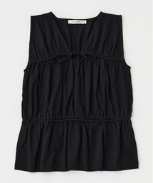 MOUSSY | STRINGS GATHERED トップス(タンクトップ)