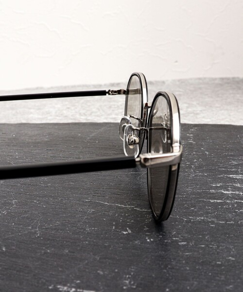 Stutostein Nolley's（シュテットシュタインノーリーズ）の「LUCAS ラウンド/ボストン カラーレンズ サングラス（サングラス・メンズ・ブラック・FREE）」の8枚目の写真