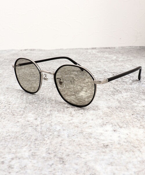 Stutostein Nolley's（シュテットシュタインノーリーズ）の「LUCAS ラウンド/ボストン カラーレンズ サングラス（サングラス・メンズ・ブラック・FREE）」の10枚目の写真