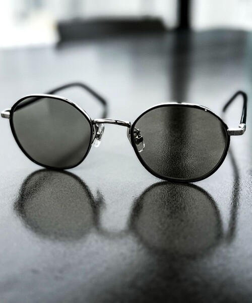 Stutostein Nolley's（シュテットシュタインノーリーズ）の「LUCAS ラウンド/ボストン カラーレンズ サングラス（サングラス・メンズ・ブラック・FREE）」の13枚目の写真