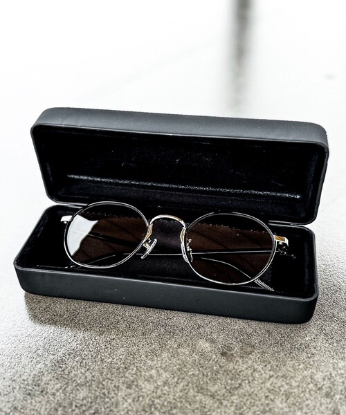 Stutostein Nolley's（シュテットシュタインノーリーズ）の「LUCAS ラウンド/ボストン カラーレンズ サングラス（サングラス・メンズ・ブラック・FREE）」の15枚目の写真