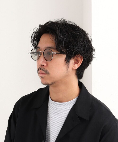 Stutostein Nolley's（シュテットシュタインノーリーズ）の「LUCAS ラウンド/ボストン カラーレンズ サングラス（サングラス・メンズ・ブラック・FREE）」の21枚目の写真