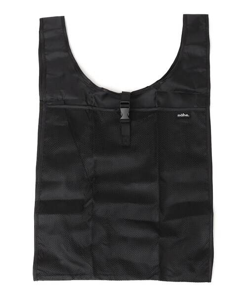 Nahe（ネーエ）の「nahe: ネーエ ショッパー L (エコバッグ / サブバッグ)（エコバッグ/サブバッグ・メンズ・ブラック/ブルー/レッド/イエロー/ライトブルー・ONE SIZE）」の2枚目の写真