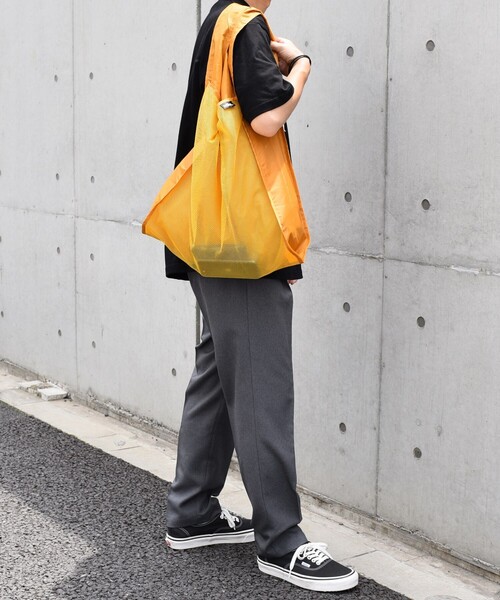 Nahe（ネーエ）の「nahe: ネーエ ショッパー L (エコバッグ / サブバッグ)（エコバッグ/サブバッグ・メンズ・ブラック/ブルー/レッド/イエロー/ライトブルー・ONE SIZE）」の7枚目の写真