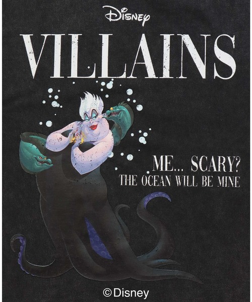 【DISNEY】ヴィランズマガジンＴシャツ（Tシャツ/カットソー）｜Disney（ディズニー）