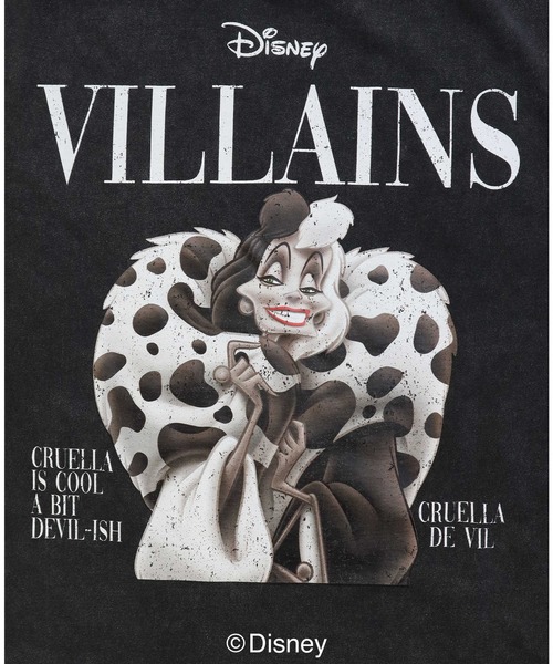 【DISNEY】ヴィランズマガジンＴシャツ（Tシャツ/カットソー）｜Disney（ディズニー）