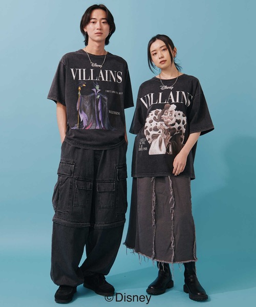 【DISNEY】ヴィランズマガジンＴシャツ（Tシャツ/カットソー）｜Disney（ディズニー）